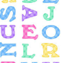 ABC Pastel Flannel